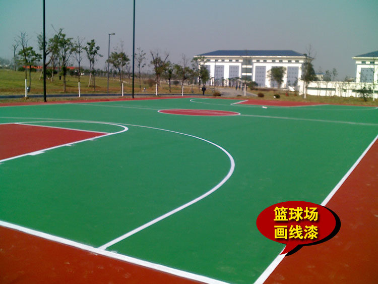 丙烯酸划线漆标线漆马路水泥划线漆学校球场跑道篮球场网球场划线_双