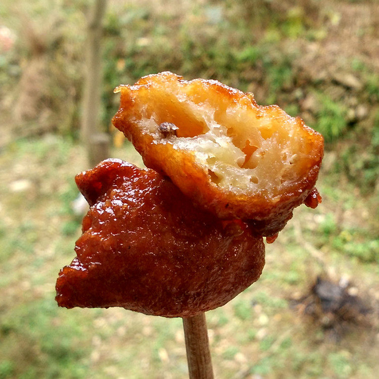 邵东土特产 农家油炸糯米面粉糍粑坨手工黄炸油坨子年糕500g包邮