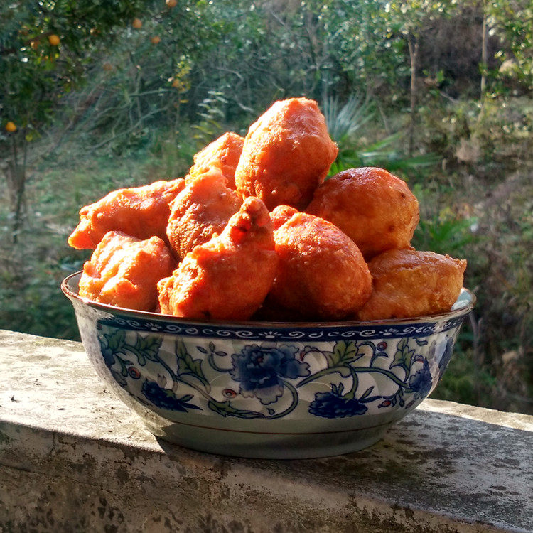 邵东土特产 农家油炸糯米面粉糍粑坨手工黄炸油坨子年糕500g包邮