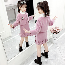 Girls' Autumn Winter Dress 2022 New 1-3 Baby 4 Padded 5 Little Girl 6 Princess 7 Skirt 8 Years