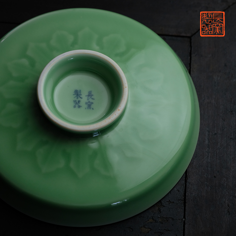 Offered home - cooked the hand - carved name plum bats qingyun grain tea tray was dry plate pot of archaize of jingdezhen ceramic tea set