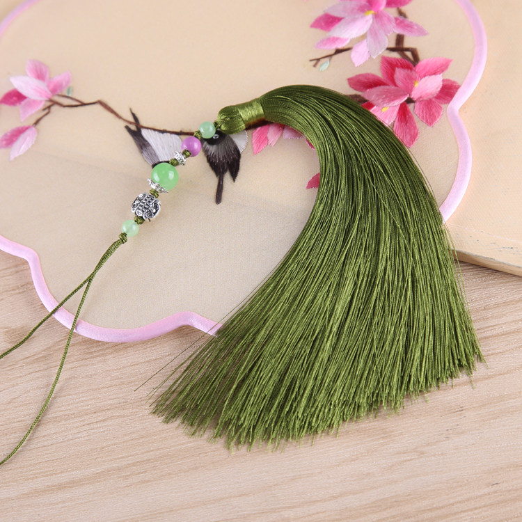 中国结流苏古风扇子吊穗团扇穗子扇穗扇须香妃扇吊坠宫扇挂饰现货