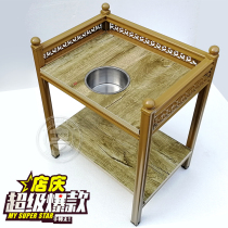 Mahjong machine with ashtray thickened steel and wood small coffee table table Chess and card room teahouse tea rack A few corners on the table