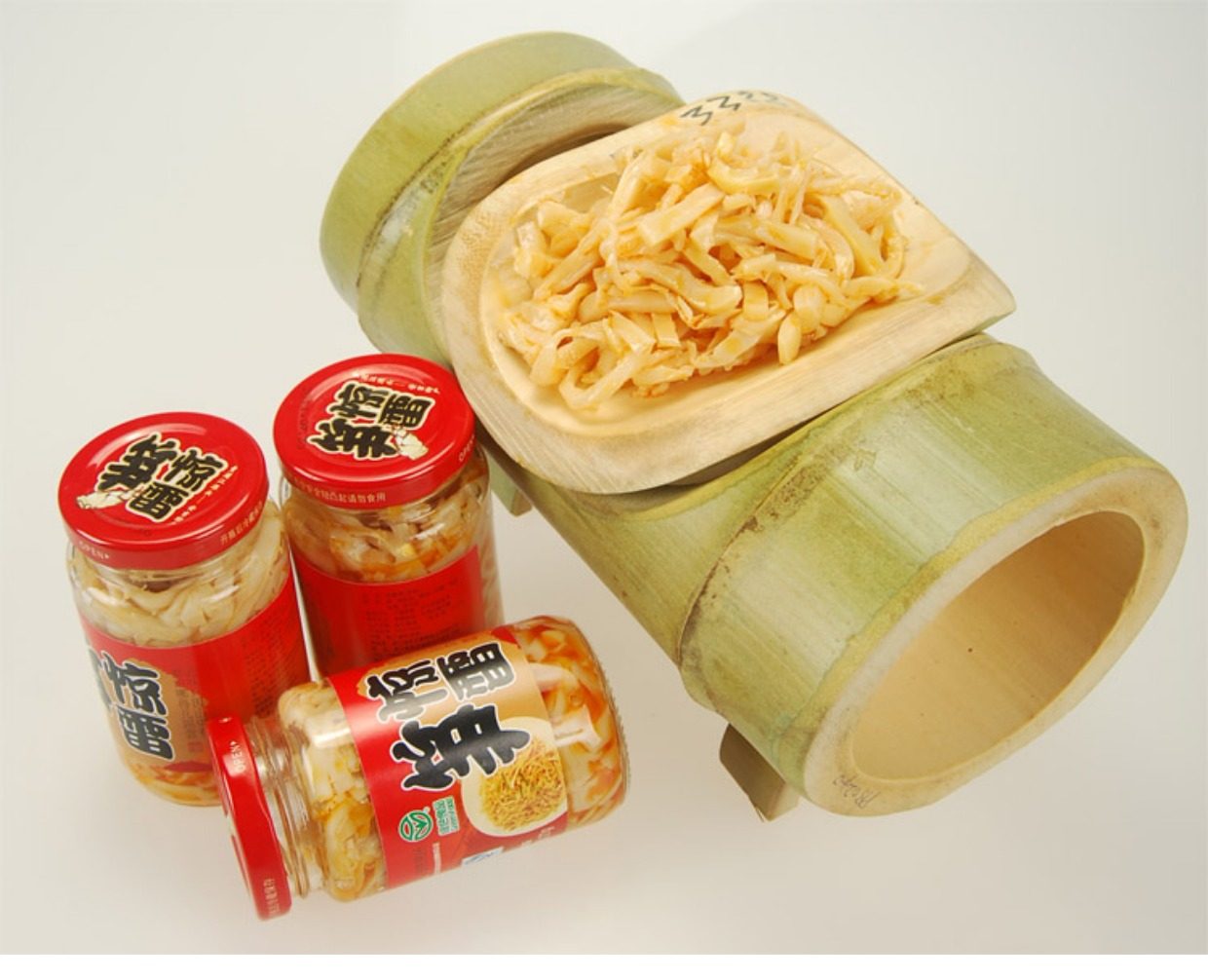 安吉惊雷笋原味8瓶装礼盒系列笋制品鲜嫩笋竹笋干特产零食品