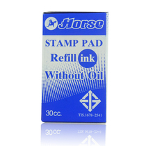 Thai Horse Horse card printing table supplementary add ink cover seal ink black blue and red 30cc