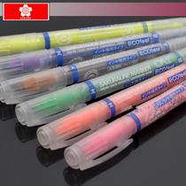 SAKURA Japanese cherry blossom VK-T double head highlighter cherry blossom color pen key pen 7 color selection