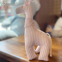 creamlion fabric giraffe doll fawn decoration ornament Baby soothing cotton doll can bite