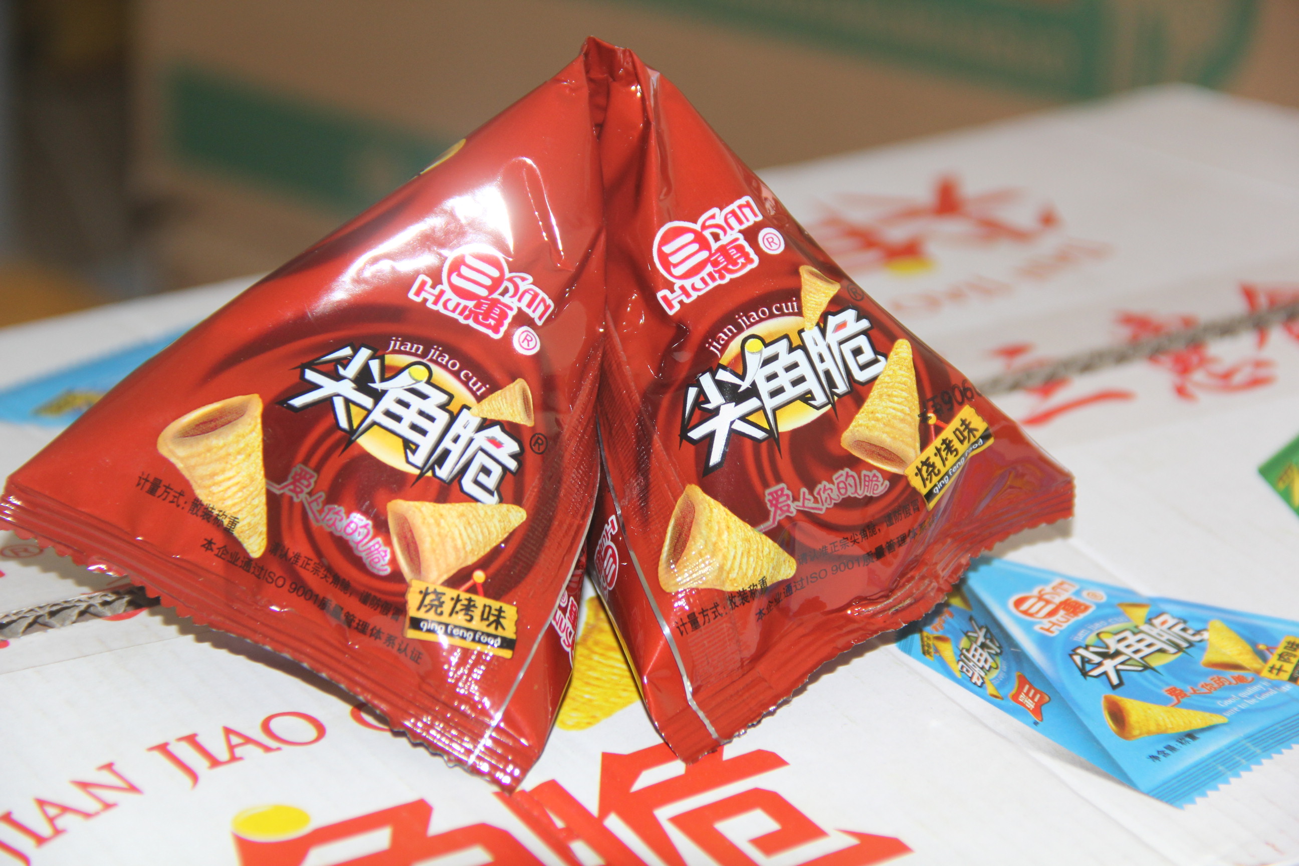 三惠尖角脆 膨化零食 福建 妙脆角锅巴 江浙沪皖包邮 整箱 7斤