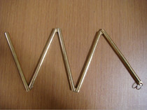 IMPA370309370308 Marine bathymetric rod water gauge Copper bathymetric rod water level measurement folding ruler 1-10 meters