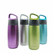 Music Buckle Music Buckle Stainless Steel cold cup carrying ring water glass creative sports kettle cool water glass 390ml