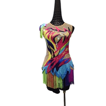 Spot 16 Yard Figure Skating Suit Adult Children Custom Spandex Performance Suit Competition Training Womens Dress Rehearsal