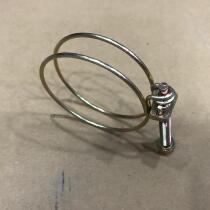 2 5 inch 2 inch steel wire clamp diameter buckle special throat clamp 65 type 50 pipe clamp hose tightening throat clamp