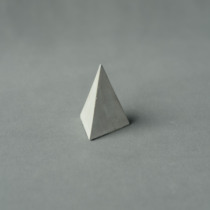 Nordic Wind Triangle Cone Cement Preceptor Home Pendulum