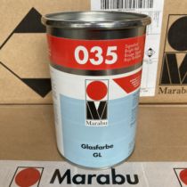Marabu Germany Marlebel Ink metallic glass ink GL035 bright red silk screen printing ink