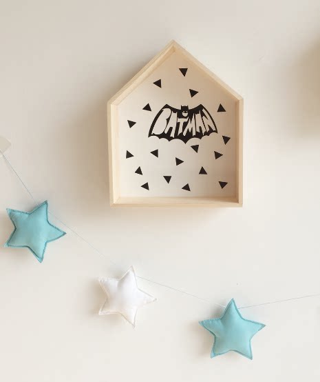 ins北欧风星星挂饰儿童房挂饰i婴儿床帐篷床幔挂件 壁饰星星串