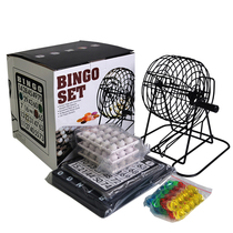 Spot second lucky lottery machine 75 ball Bingo manual lottery KTV bar Entertainment board game supplies