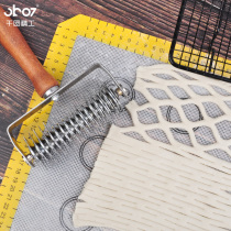 one thousand regiment new fine work stainless steel rollernet knife roller knife biscuit pizza tool