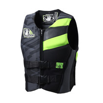 (Hot sales throughout the network) Adult imported life jacket motorboat Special buoyancy vest water skiing life jacket