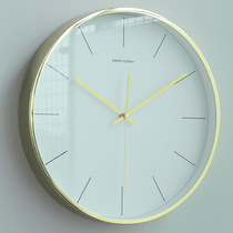Nordic home fashion light luxury clock Wall modern simple atmospheric wall watch quartz clock clock wall clock living room