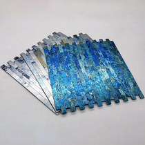 Kitchen High Temperature Resistant Hearth Anti-Oil Mosaic Tile Toilet Waterproof Solid Bring rubber Background Wall Decorative Sticker