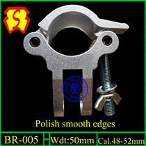 Aluminum alloy scaffolding aluminum alloy stage frame diagonal brace support accessories movable buckle clip clip seat surface oxidation inverted