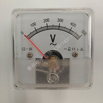 CZ-50 500V AC pointer voltmeter AC meter head voltmeter panel table AC500V Table 50
