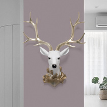 Nordic style modern light luxury lucky deer head wall pendant living room dining room entrance wall decoration wall decoration three-dimensional
