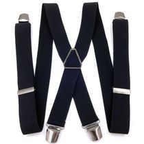 Thickened mens strap four-clip pants sling Extended strap clip Fat pants Strong 4-clip elastic hanging pants