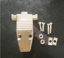 DB9 VGA DB15 three-row RS232 solder wire plug db9 hole serial port universal metal shell