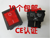 JD03-A1 Electric welding machine high-power boat switch Rocker power switch four-legged 250V 30A 4-legged red light