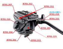 (Original Accessories) Manfuru 701HDV tripod head screws and accessories (full) Manfutu tripod head parts
