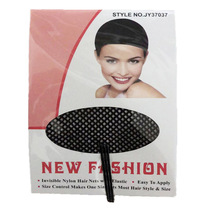 Factory spot wig lady Europe and the United States special hair net High elastic lace double head through fake hair hair net net cap