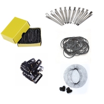 Side clip hair card hair ornaments boxed hair card Plain wire clip word hair clip bangs fixed plate Hair clip version clip