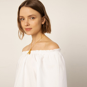 Lotus Leaf with shoulder collar and back open Loose shirt  