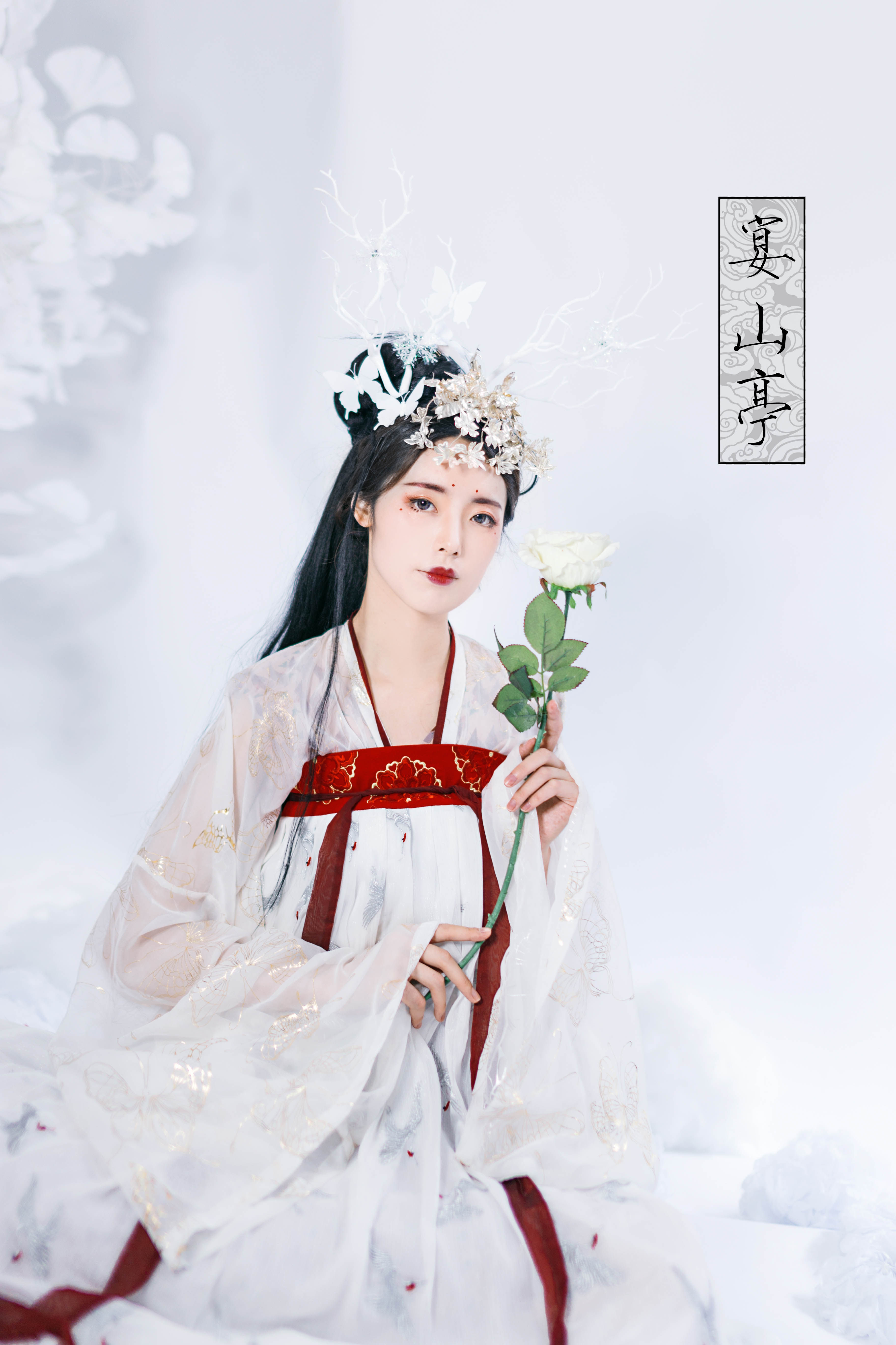 【宴山亭】鹤归||齐胸齐腰三件套 平价汉服系列(非现货)