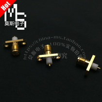 Radio Frequency coaxial connector Two holes rhomboid square plate KF 2 holes SMA head rhombus flange external screw inner hole
