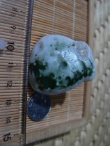 Gobi agate raw stone shape agate Silver root agate natural hole flower agate original stone pendant