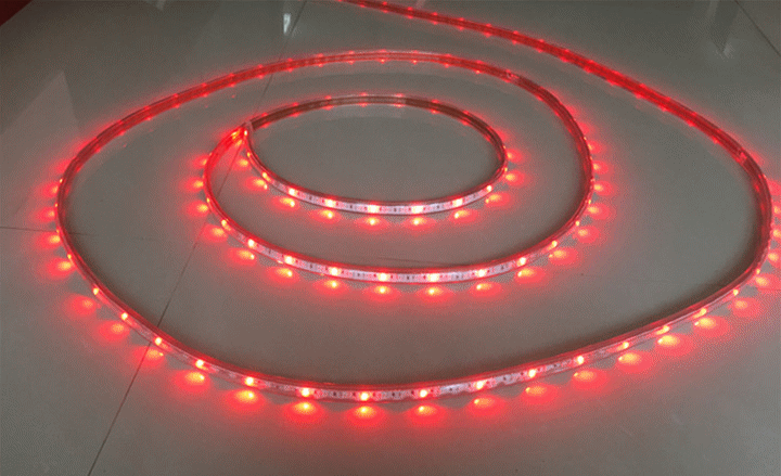 led铜线灯带 户外防水彩色灯带 七彩变色霓虹灯 跑马灯 流水灯-阿里巴