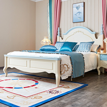 Full solid wood childrens bed Boy 1 5 meters single bed Girl 1 2m single bed modern simple home bed