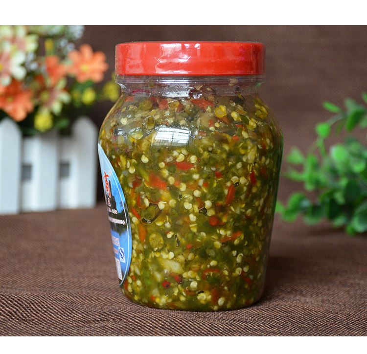 老商青剁椒酱 绿青剁辣椒 老商辣椒王湖南张家界下饭菜七姊妹湘西