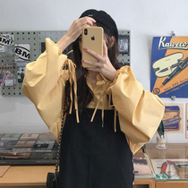 Day Ensemble Dress Spring Dress 2021 Autumn Winter New Lady Spring Autumn Little Sub Braces Skirt Dresses Two Sets Yellow