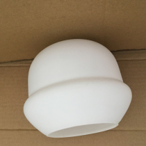 Milk white double-opening round spherical frosted glass chandelier lampshade lamp ceiling lamp E27 table lamp accessories shell
