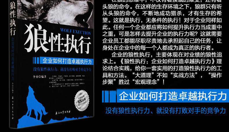 mdash;&mdash;企业如何打造卓越执行力 狼性团队 狼性企业管理共3