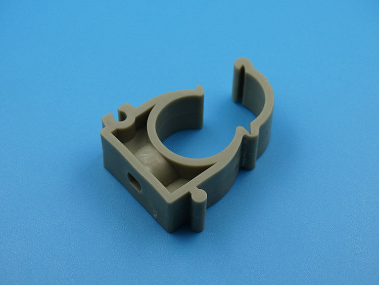 ppr管卡 灰色塑料扣卡 塑料管材管座固定卡 u型扣卡 ppr水管固定