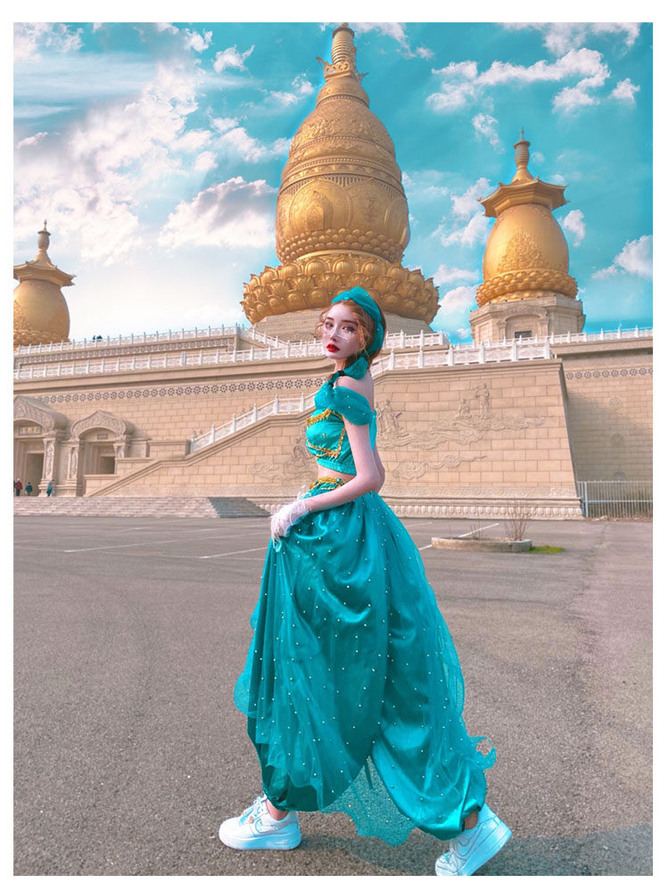 西双版纳傣族服装泼水节南部孔雀舞演出活动旅傣服度假服装女风情