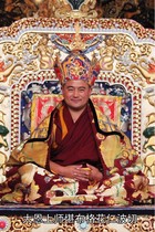 Portrait of Guru Guhua Khampu Ningma Guardian with Yang Changjian Guardian Hanging painting Thangka Quqia Rinpoche painting