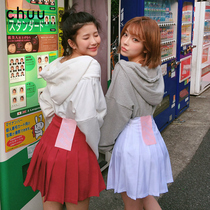 South Korea imported chuu official website new A- shaped skirt pleated skirt-5 youth skirt vol 14