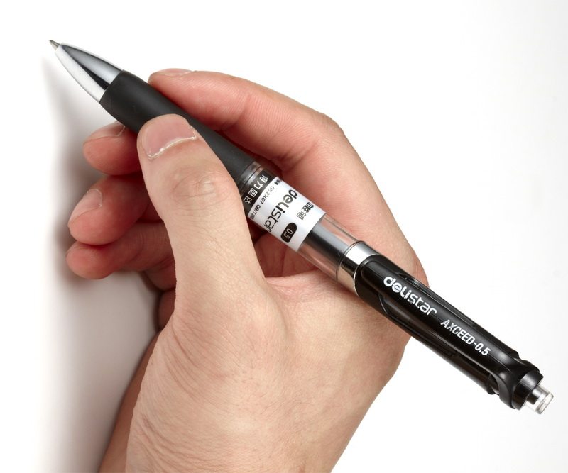 得力(deli) 思达 s01 中性笔按压按动碳素笔签字笔水笔0.5mm