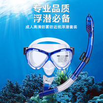 Diving goggles Respirator tube set Adult professional snorkeling Sambo mask Diving equipment HD nose goggles