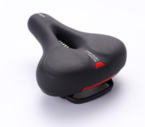  Oversized super soft bicycle seat saddle Mountain bike seat cushion cushion big ass warning light cushion silicone